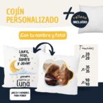 Cojín Personalizable con Frase Divertida para el Día de la Madre "Siempre Hasta la Luna”. - Imagen 4