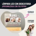 Lámpara Led Placa Decorativa Personalizada "Eres la Mejor Madre Del Mundo. Gracias por Todo". - Imagen 2