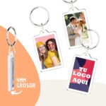 Llavero Rectangular de Metacrilato de Alta Calidad Personalizado para Regalo o Eventos - Imagen 4