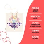 Tote Bag para Mamá con diseño "La flor más bonita es mamá" para el Día de la Madre - Imagen 4