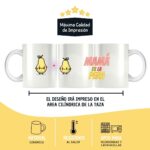 Taza Día de la Madre con Frase Divertida "Mamá es la pera" - Imagen 6