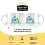 Taza Día de la Madre con Frase Divertida "Mamá y la bicicleta" - Imagen 3