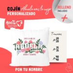 Cojín con Frase Divertida para el Día de la Madre "Eres la mejor abuela ahora y siempre" personalizado - Imagen 2