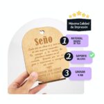 Dedicatoria Madera Personalizada para Seño Fin de Curso – Regalo con Frase Emotiva - Imagen 6