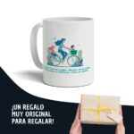 Taza Día de la Madre con Frase Divertida "Mamá y la bicicleta" - Imagen 4
