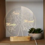 Lámpara LED Árbol Genealógico Personalizado - Imagen 3