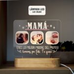 Lámpara Led Placa Decorativa Personalizada "Eres la Mejor Madre Del Mundo. Gracias por Todo". - Imagen 6
