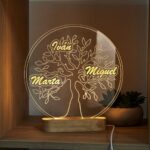 Lámpara LED Árbol Genealógico Personalizado - Imagen 2