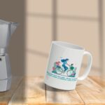 Taza Día de la Madre con Frase Divertida "Mamá y la bicicleta" - Imagen 6