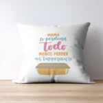 Cojín con Frase Divertida para el Día de la Madre "Mamá lo perdona todo menos perder un tupperware" - Imagen 4