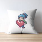 Cojín con Frase Divertida para el Día de la Madre "Pixel Girl Love" - Imagen 3