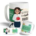 Taza "Profe pizarra" para Profesores personalizada