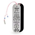 Marcapáginas de Metacrilato Personalizado "Detrás de cada estudiante" para Profesores (a Una cara)