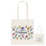 Tote Bag con diseño "Bloc de notas" para Profesores personalizado