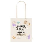 Tote Bag con Frase para Profesores Personalizada