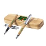 Estuche de Bolígrafos de Madera "Profes de Vitruvio" Personalizado - Imagen 2