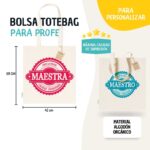 Tote Bag con diseño "Sello de calidad" para Profesores - Imagen 3