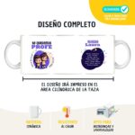 Taza "Te queremos Profe" para Profesores personalizada - Imagen 3