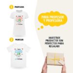 Camiseta "El mejor profe" para Profesores personalizada - Imagen 3