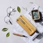 Estuche de Bolígrafos de Madera "Frase aulas y caminos" Personalizado - Imagen 5