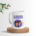 Taza "Te queremos Profe" para Profesores personalizada - Imagen 6