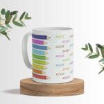 Taza Profesor Personalizada Fin de Curso con Nombres de Alumnos – Diseño Lápices de Colores - Imagen 6