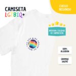 Camiseta Orgullo LGTBIQ+ con frase "Be Roud Of Who You Are" - Imagen 4