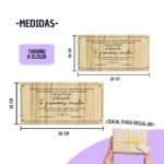 Tabla de Madera Diploma Personalizado para Profesores - Imagen 3