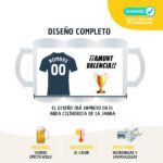 Jarra de Fútbol Personalizada del F.C Valencia - Imagen 4