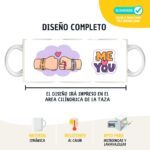 Taza Personalizada de Amigas para Regalar " Me&You" - Imagen 5