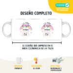 Taza Personalizada de Amigas para Regalar "La vida es mejor con amigas como tú" - Imagen 5
