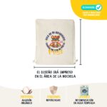 Mochila Algodón Orgullo LGTBIQ+ con la frase "Esta es mi naturaleza, cambiar por ti me da pereza" - Imagen 5