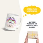 Taza Personalizada de Amigas para Regalar "La vida es mejor con amigas como tú" - Imagen 6