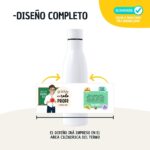 Botella Personalizada Gracias Profe Fin de Curso – Regalo con Nombres y Curso Escolar - Imagen 5