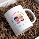 Taza Orgullo LGBTIQ+ "Love is love" con Dibujo. - Imagen 2