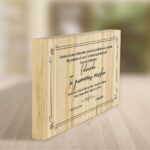 Tabla de Madera Diploma Personalizado para Profesores - Imagen 6