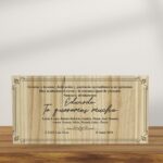 Tabla de Madera Diploma Personalizado para Profesores - Imagen 7