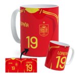 Taza Personalizada Camiseta España Eurocopa