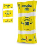 Toalla de Fútbol Personalizada del F.C Cadiz