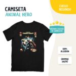 Camiseta Animales Superhéroes "Thor Cabra" Realista - Imagen 3