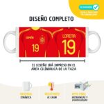 Taza Personalizada Camiseta España Eurocopa - Imagen 3
