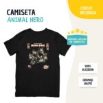 Camiseta Animales Superhéroes "Iron Dog" Realista - Imagen 3