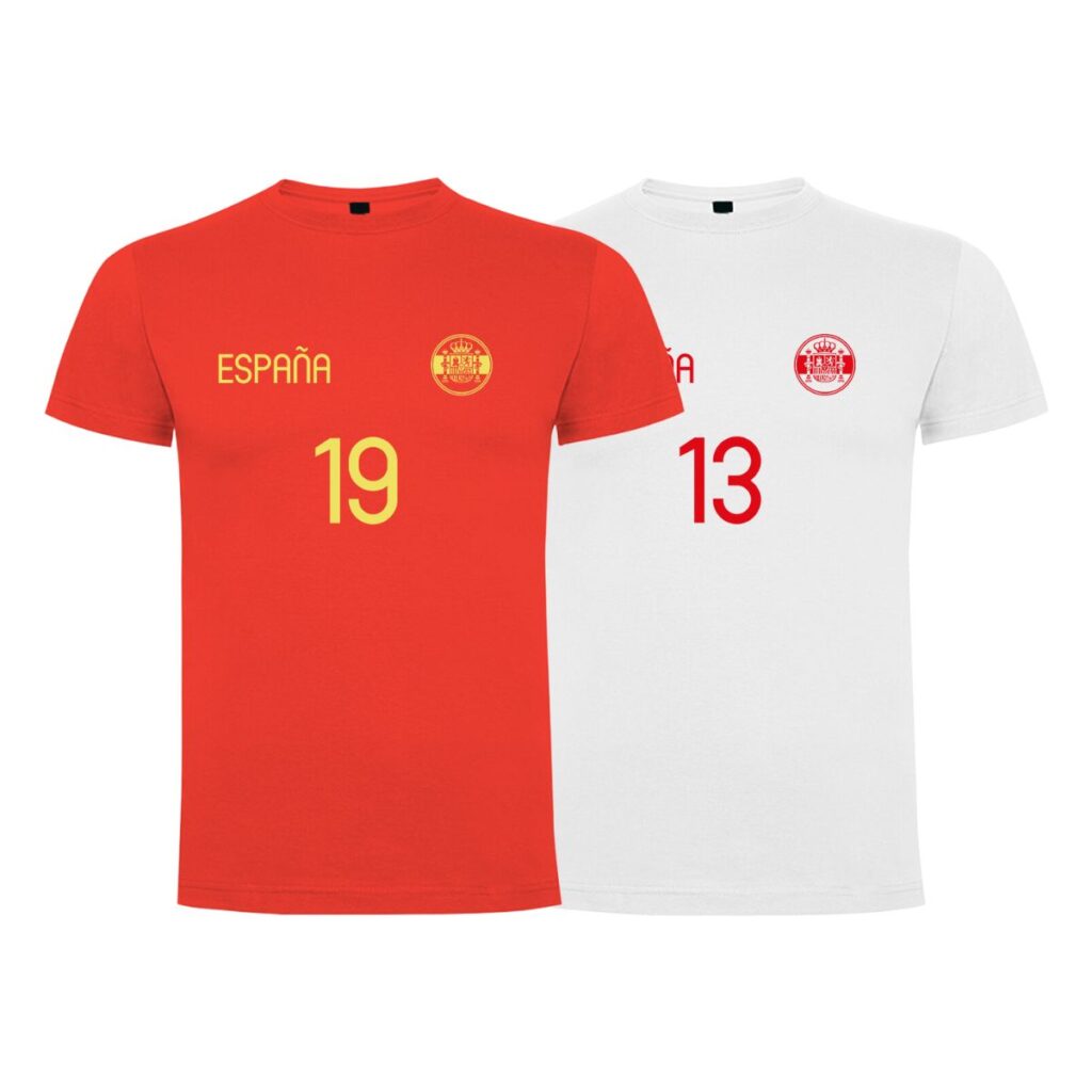 Camiseta personalizada España campeones Eurocopa - Diseño exclusivo