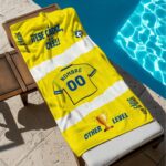Toalla de Fútbol Personalizada del F.C Cadiz - Imagen 2