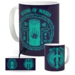 Taza Gamer Personalizada con nombre. Taza videojuegos Zelda Runas