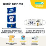 Pack Taza y Toalla Personalizada - Nombre y Equipo de Fútbol - Imagen 3