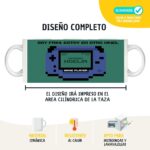 Taza Gamer Personalizada con nombre. Taza videojuegos Pause menu GBA - Imagen 7