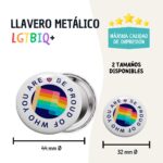 Chapa pin LGTBIQ+ con Diseño Pride be proud of who you are - Imagen 2