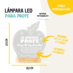 Lámpara LED Personalizada Te Queremos Profe - Imagen 2