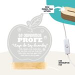 Lámpara LED Personalizada Te Queremos Profe - Imagen 3
